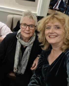 Faith Sutherland and friend