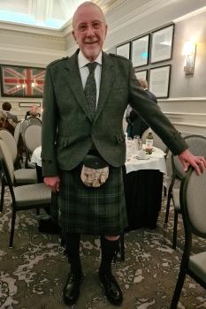 Photo of man in highland dress
